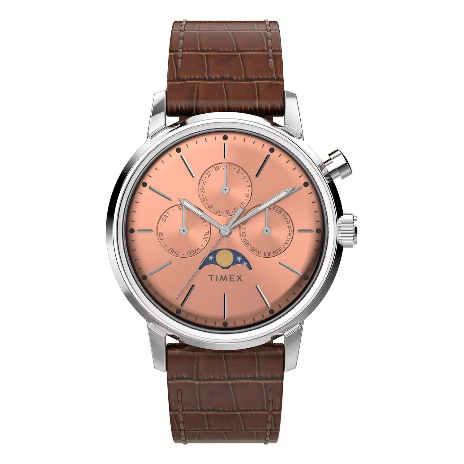 Timex Marlin Moonphase Rose Gold 40mm