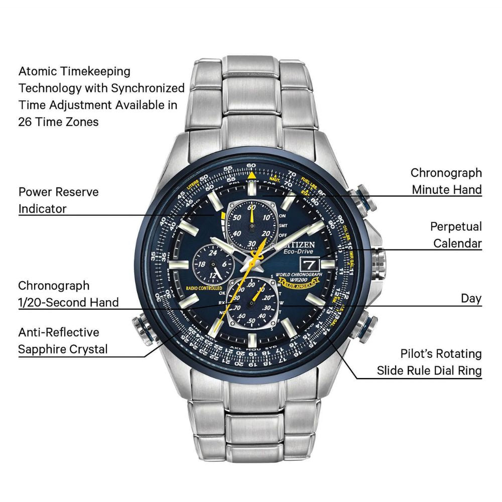 Citizen Blue Angels Chrono AT8020-54L 43mm