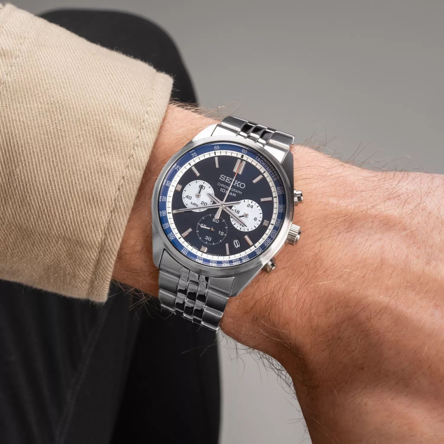 Seiko Chronograph Sport Blue 41mm
