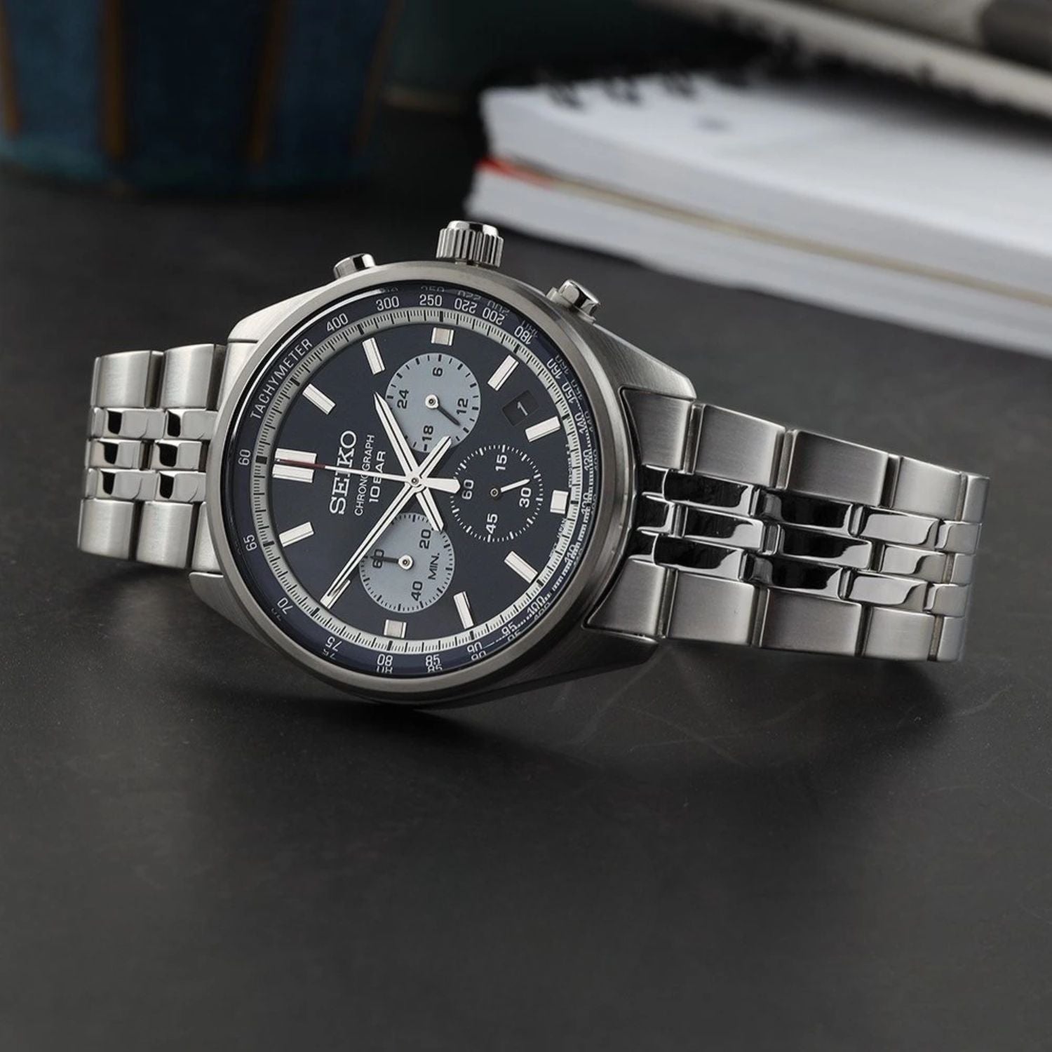 Seiko Chronograph Sport Blue 41mm