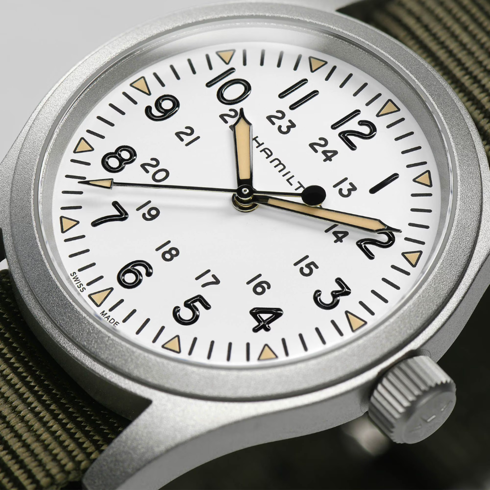 Hamilton Khaki Field Mechanical White 38mm