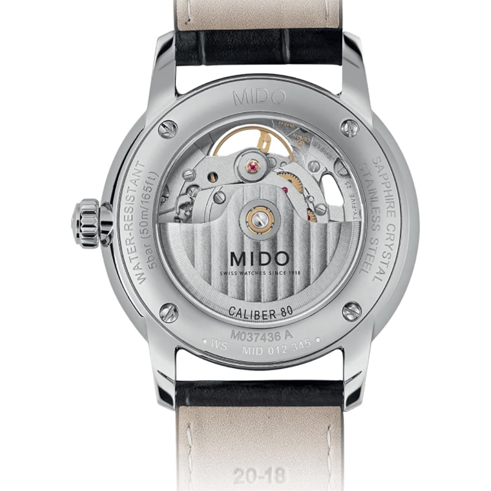 Mido Baroncelli Signature Skeleton Black 39mm