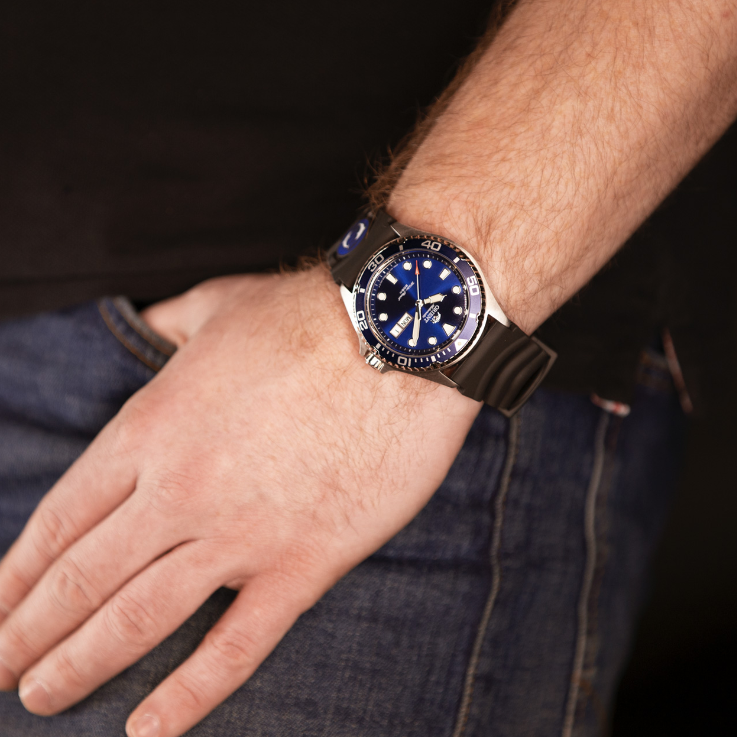 Orient Diver Ray II Blue Rubber 41.5mm