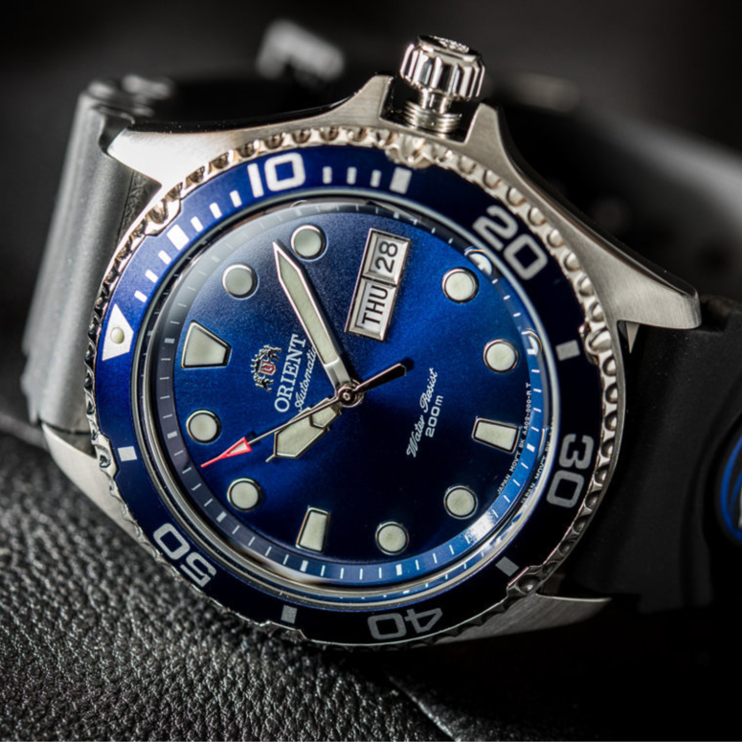 Orient Diver Ray II Blue Rubber 41.5mm