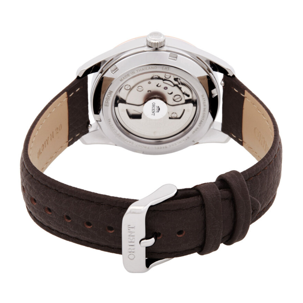 Orient Contemporary Stretto Date Brown 38.5mm