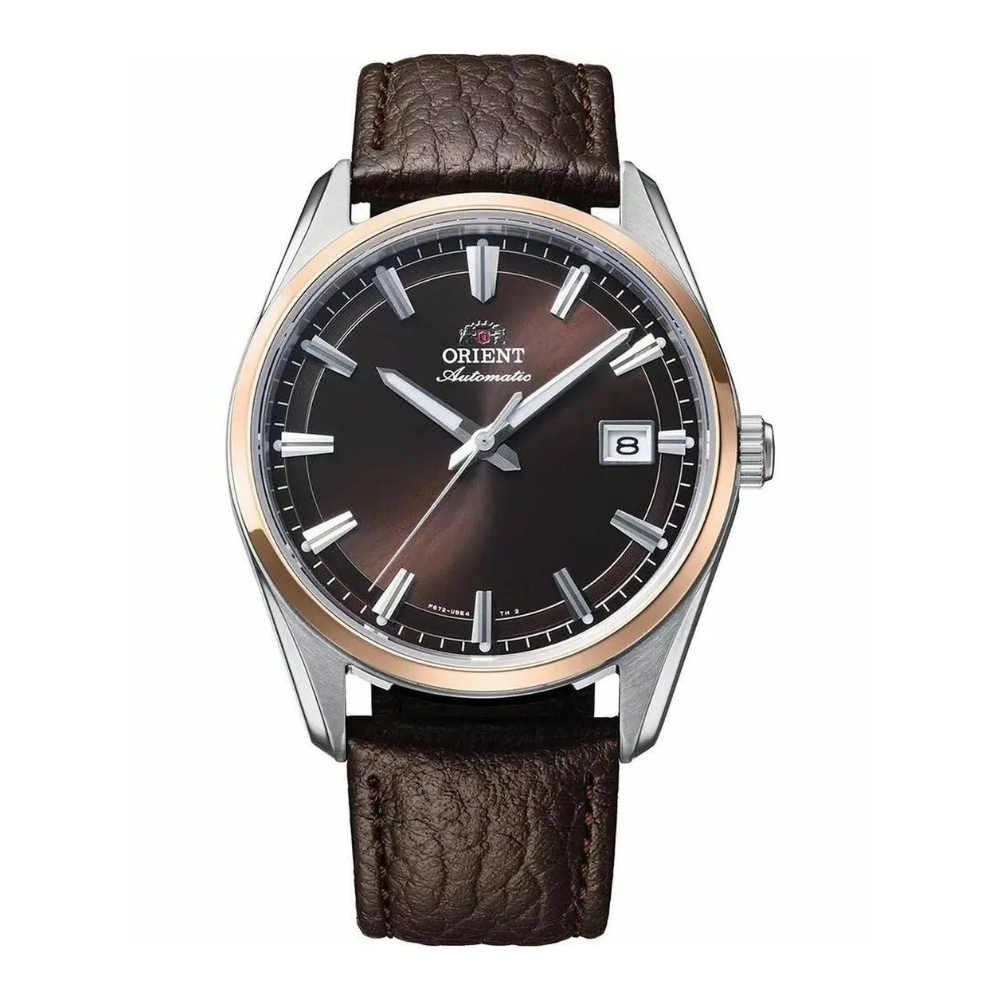Orient Contemporary Stretto Date Brown 38.5mm