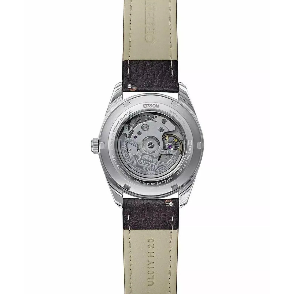 Orient Contemporary Stretto Date Brown 38.5mm