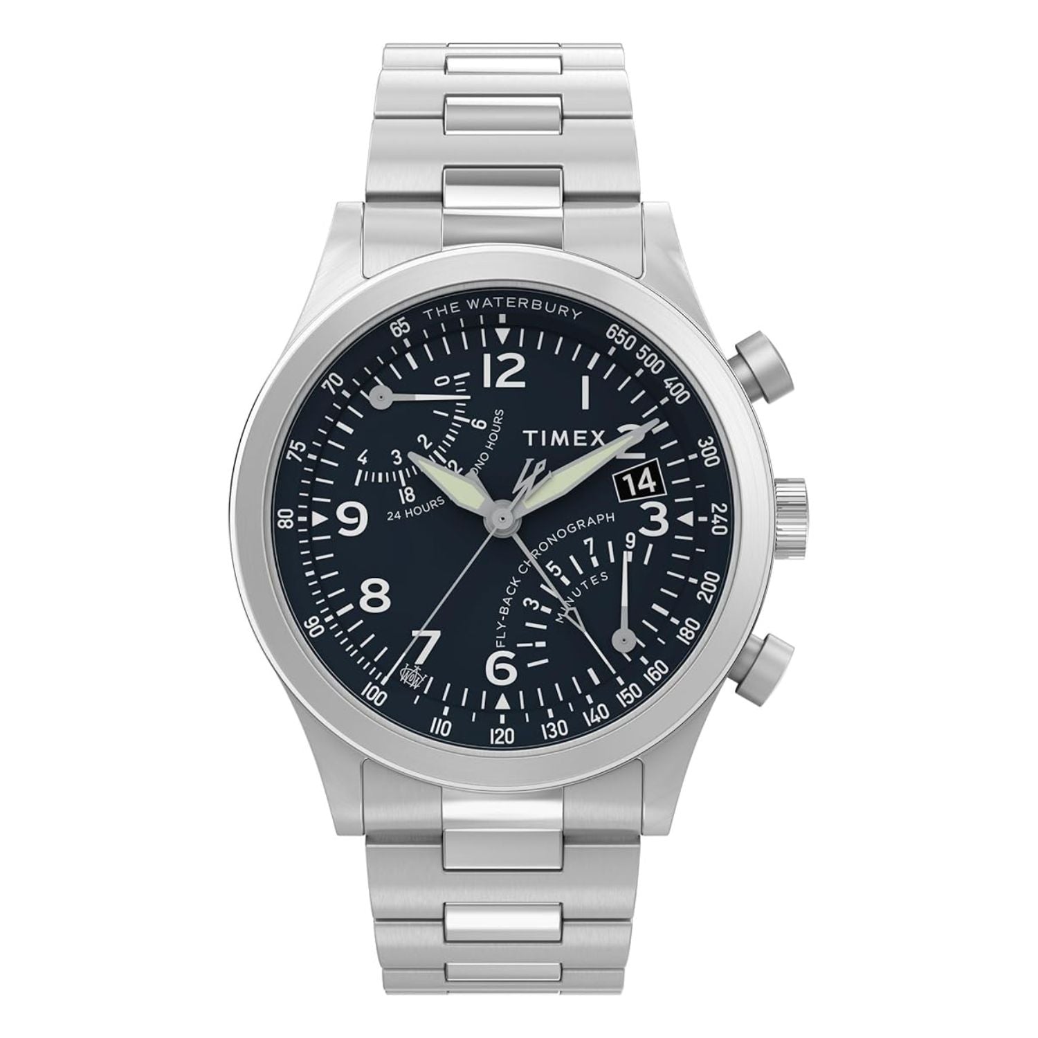 Timex Waterbury Cronograph Black 42mm