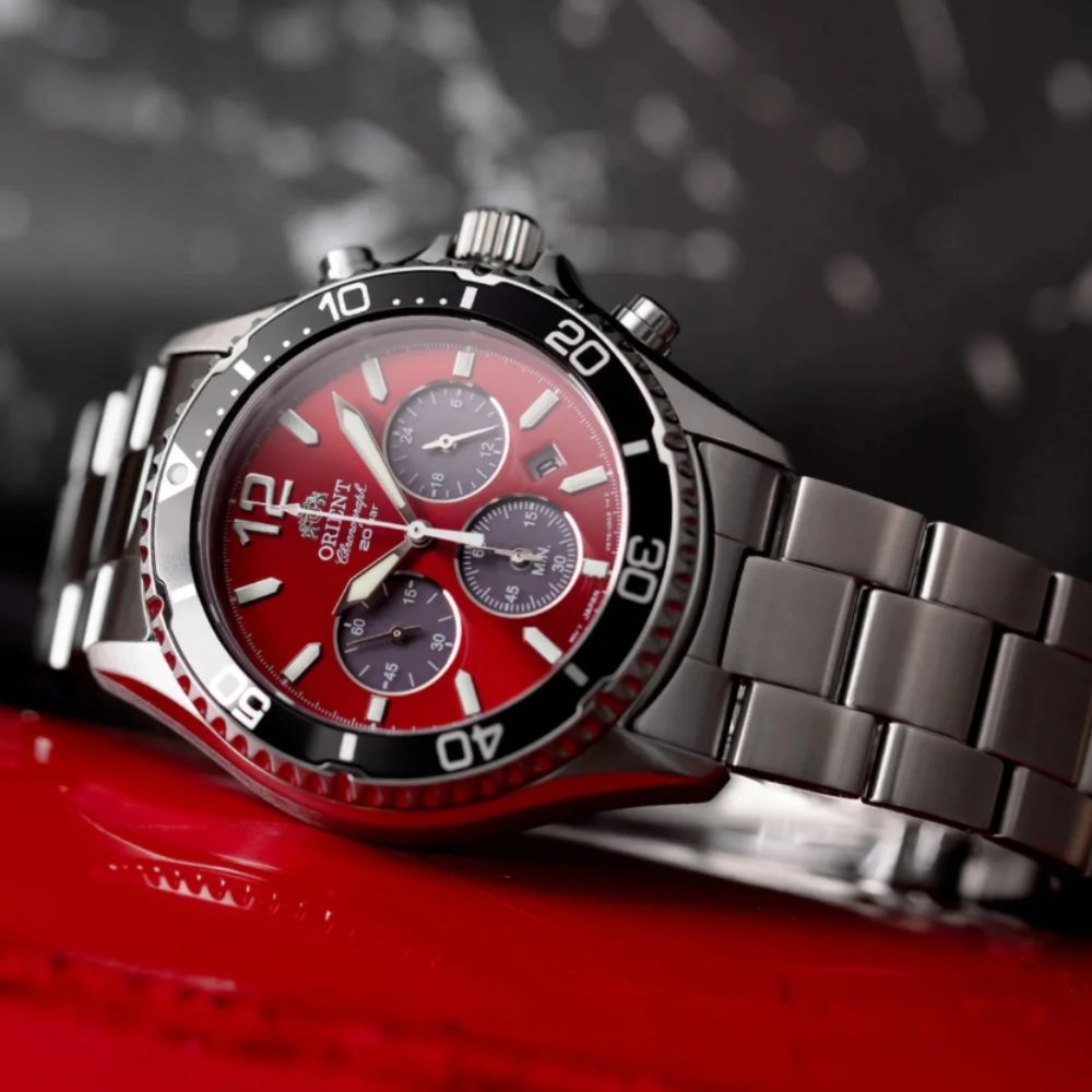 Orient Sports Solar Red RA-TX0207R 42.8mm