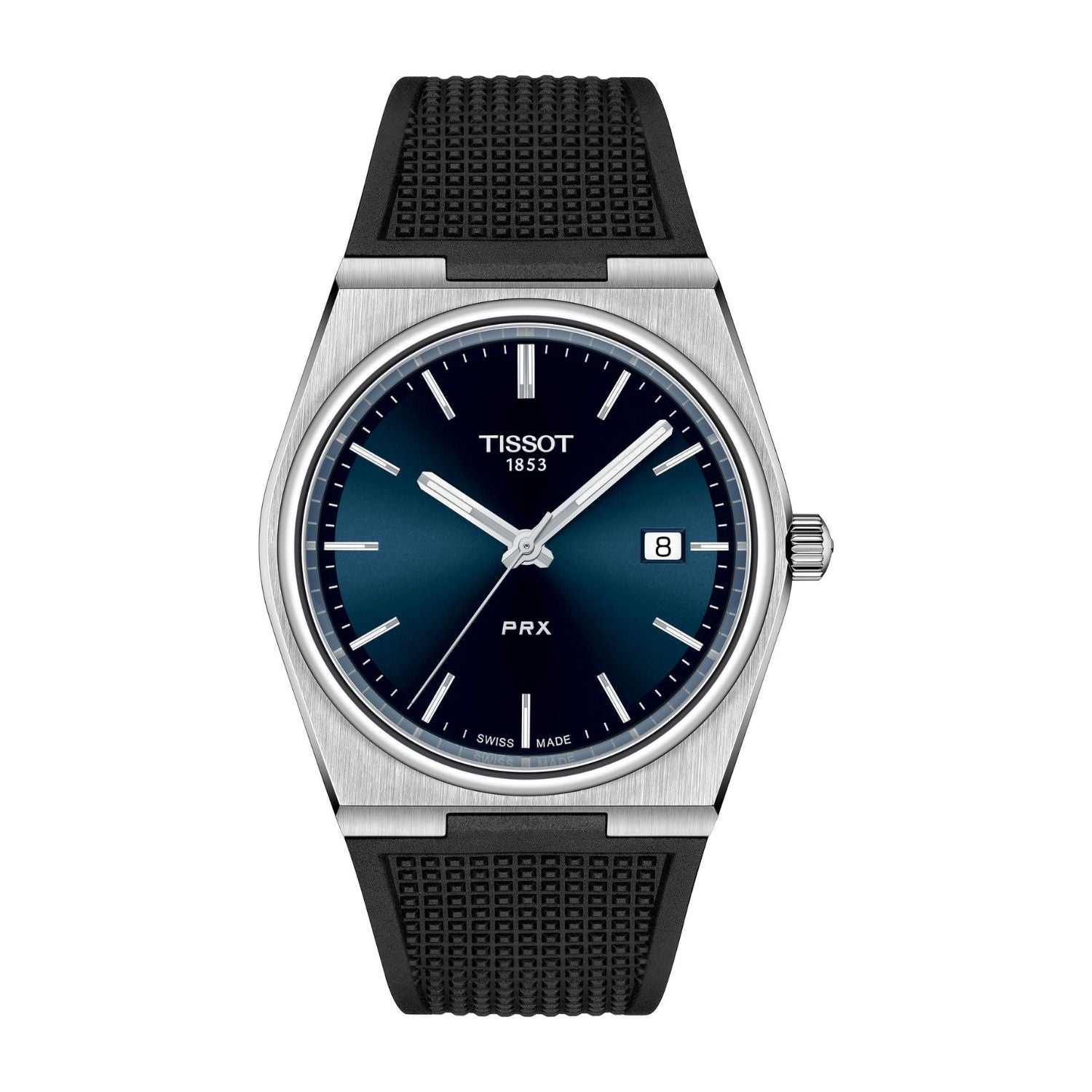 Tissot PRX Quartz 40mm Blueberry Rubber