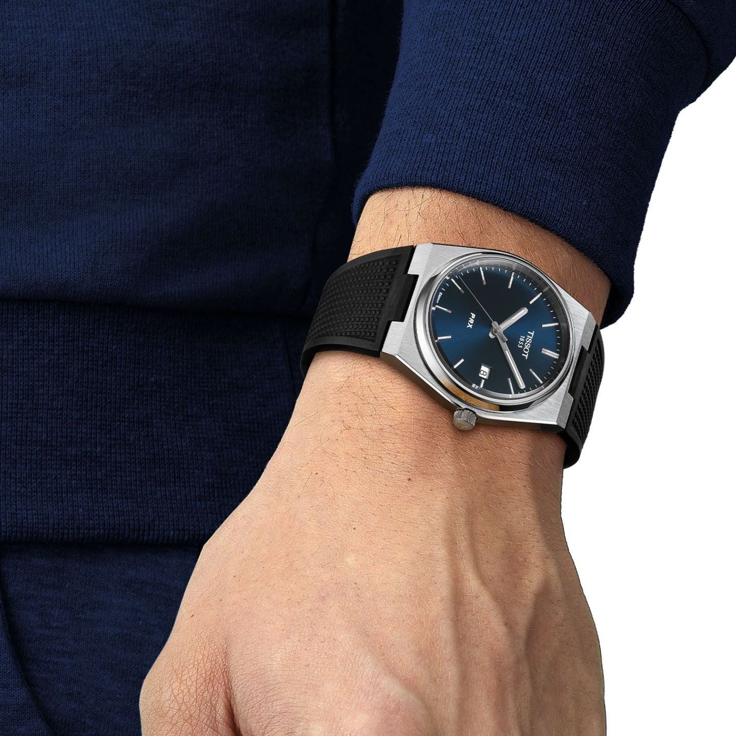 Tissot PRX Quartz 40mm Blueberry Rubber