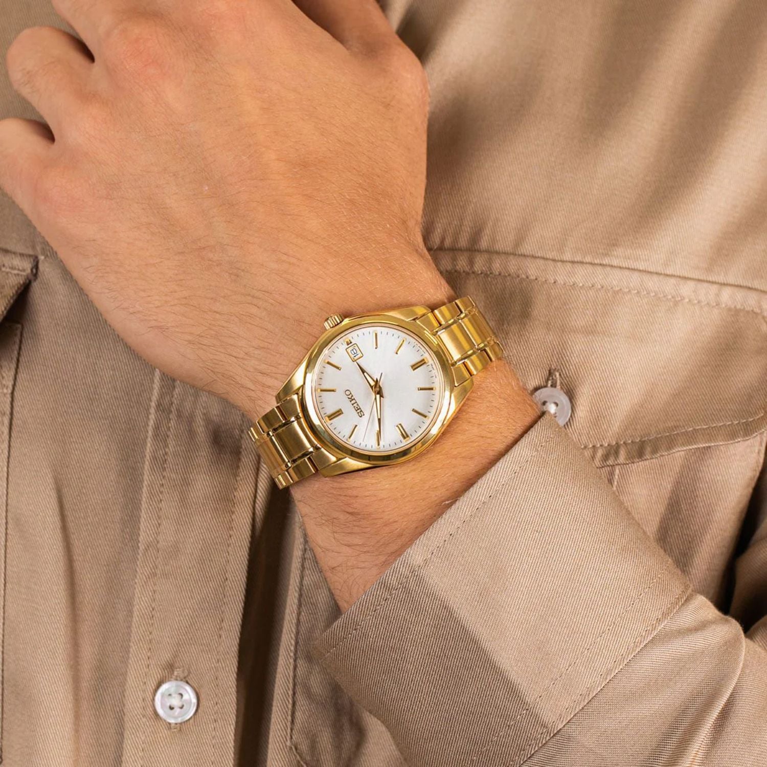 Seiko Essentials Gold SUR314 40mm