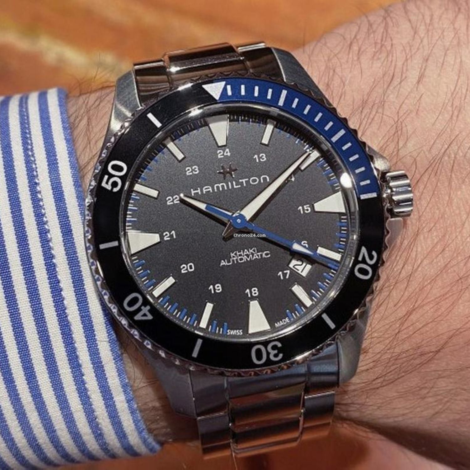 Hamilton Khaki Navi Scuba Auto Batman 40mm