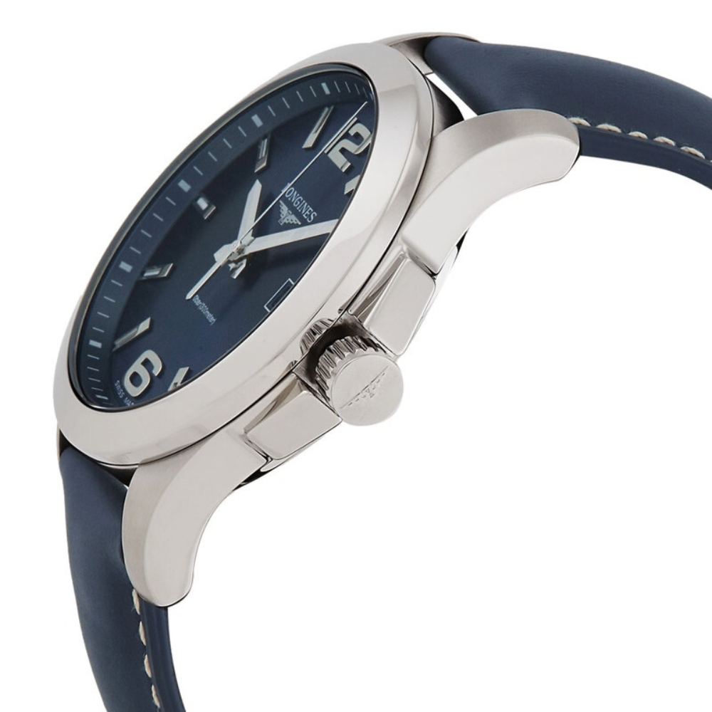 Longines Conquest Blue Leather 41mm