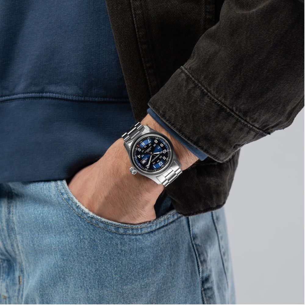 Hamilton Khaki Field Auto Blue 42mm