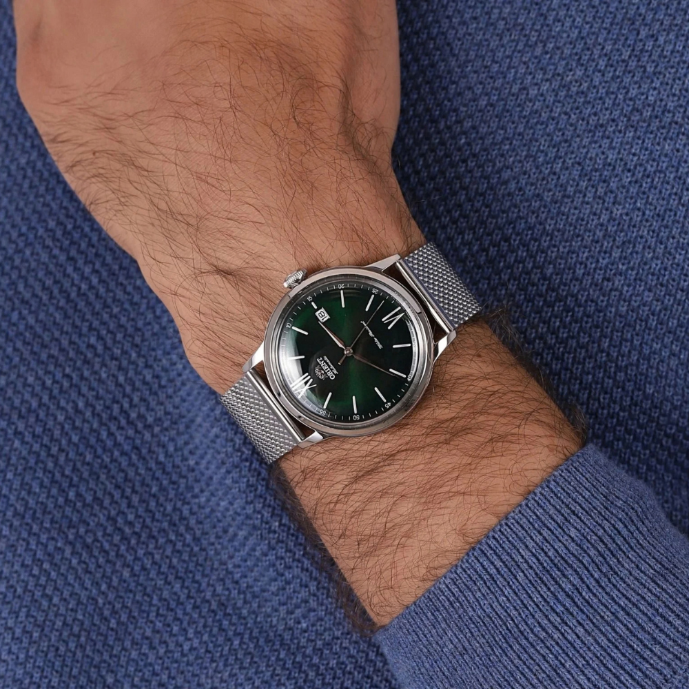 Orient Bambino Steel Green 40.5mm