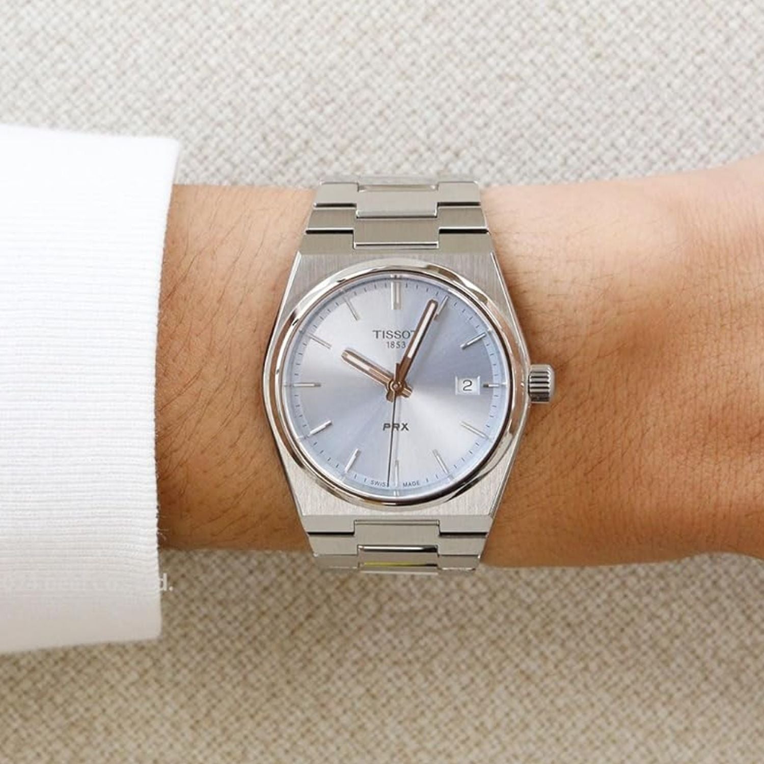 Tissot PRX Quartz 35mm Ice Blue