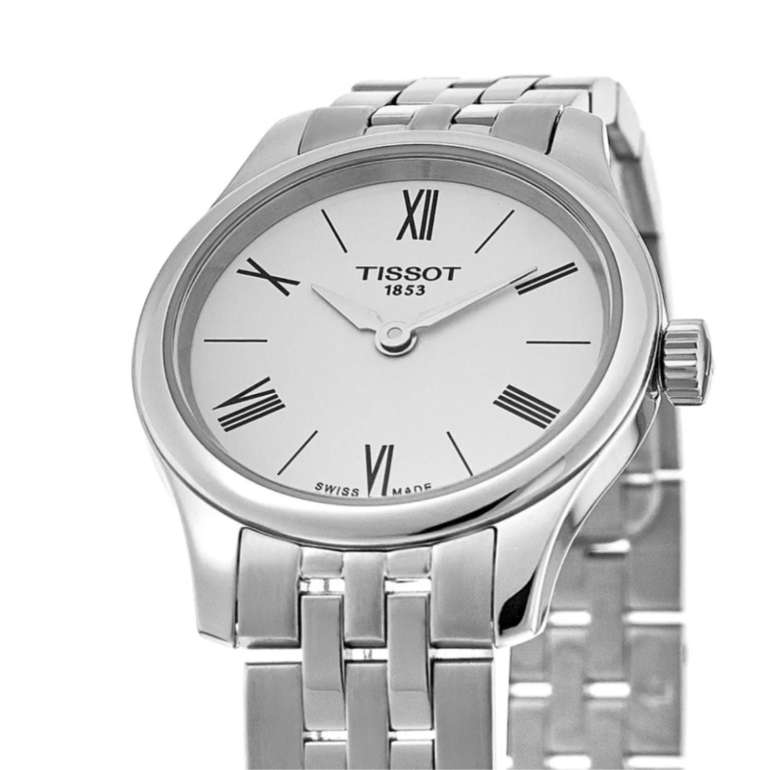 Tissot Tradition Thin White Ladies 25mm