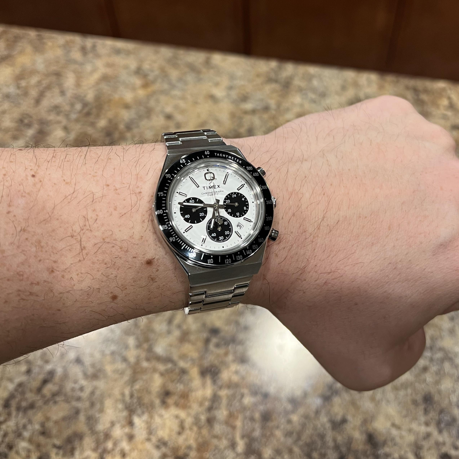 Timex Q Reissue Cronograph Panda 40mm