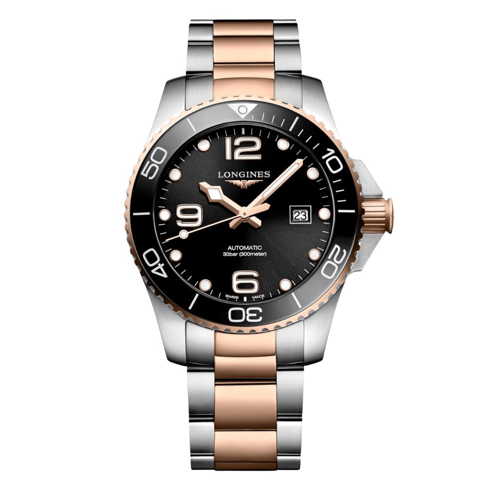 Longines HydroConquest Ceramic Two-Tone Rose Gold 43mm