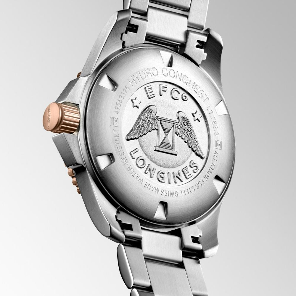 Longines HydroConquest Ceramic Two-Tone Rose Gold 43mm