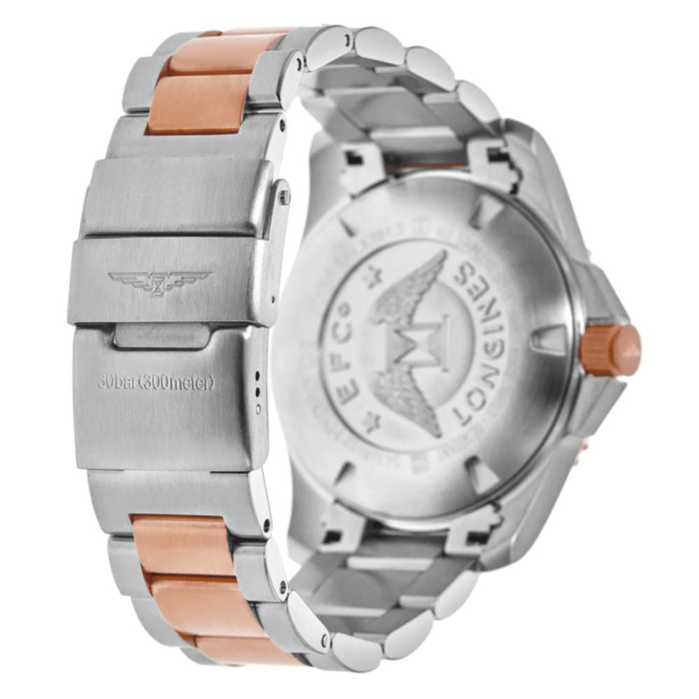 Longines HydroConquest Ceramic Two-Tone Rose Gold 43mm