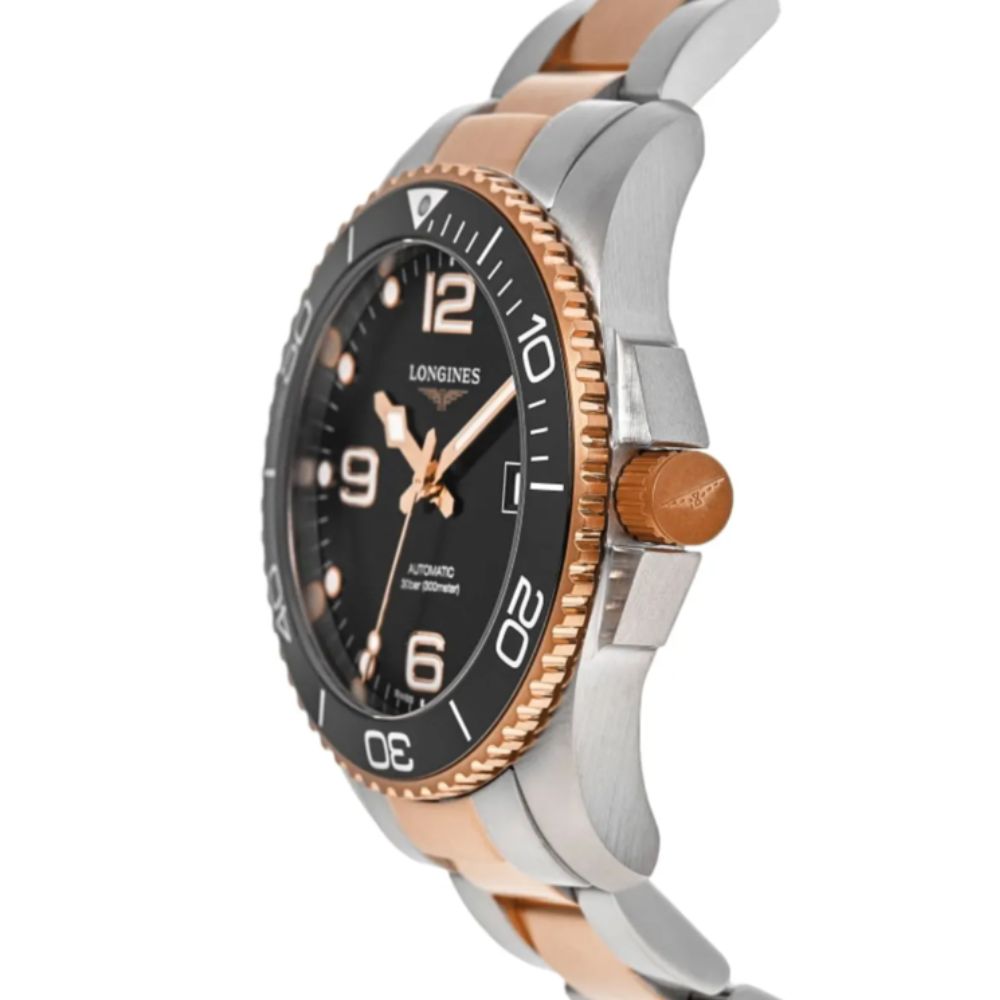 Longines HydroConquest Ceramic Two-Tone Rose Gold 43mm
