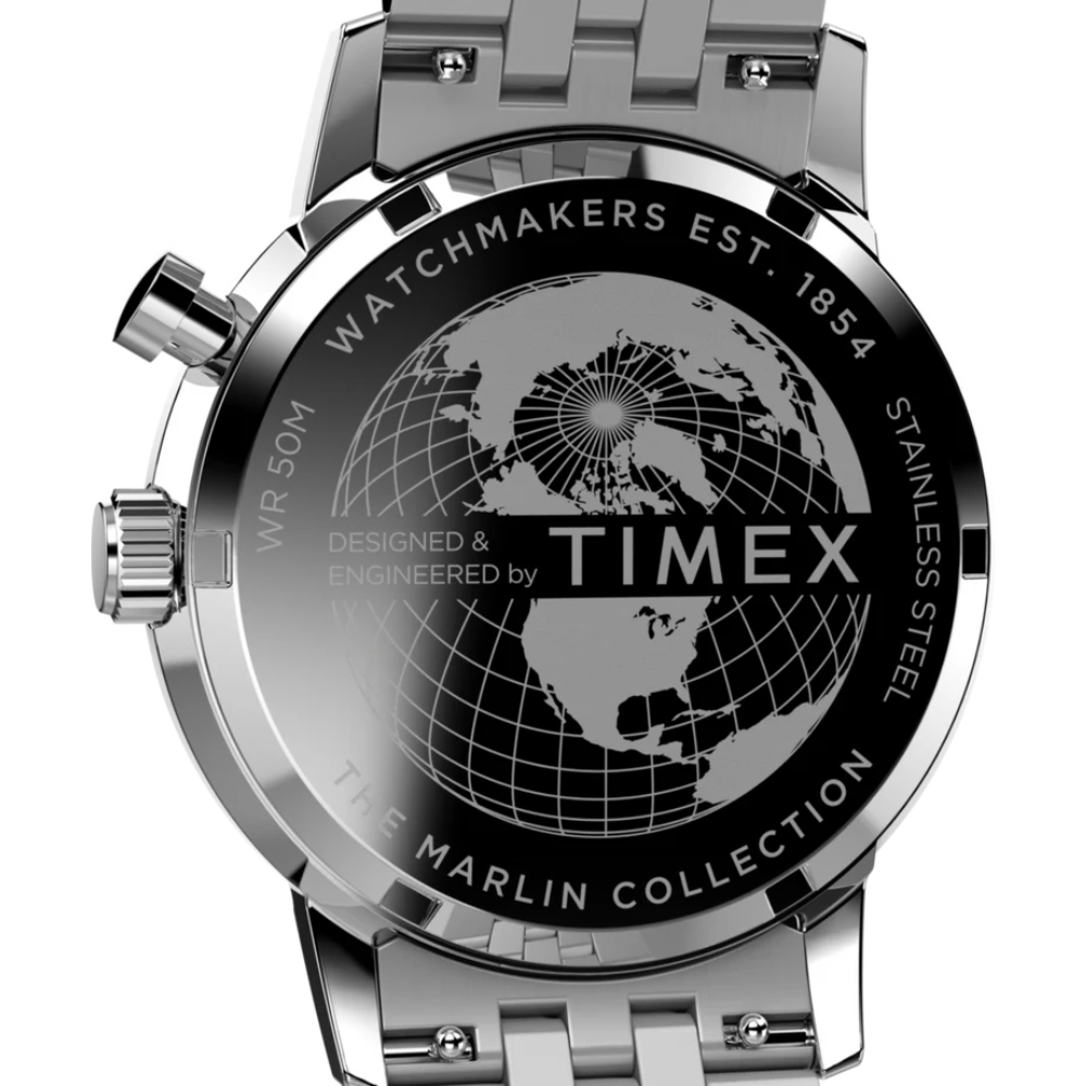 Timex Marlin Moonphase Blue 40mm