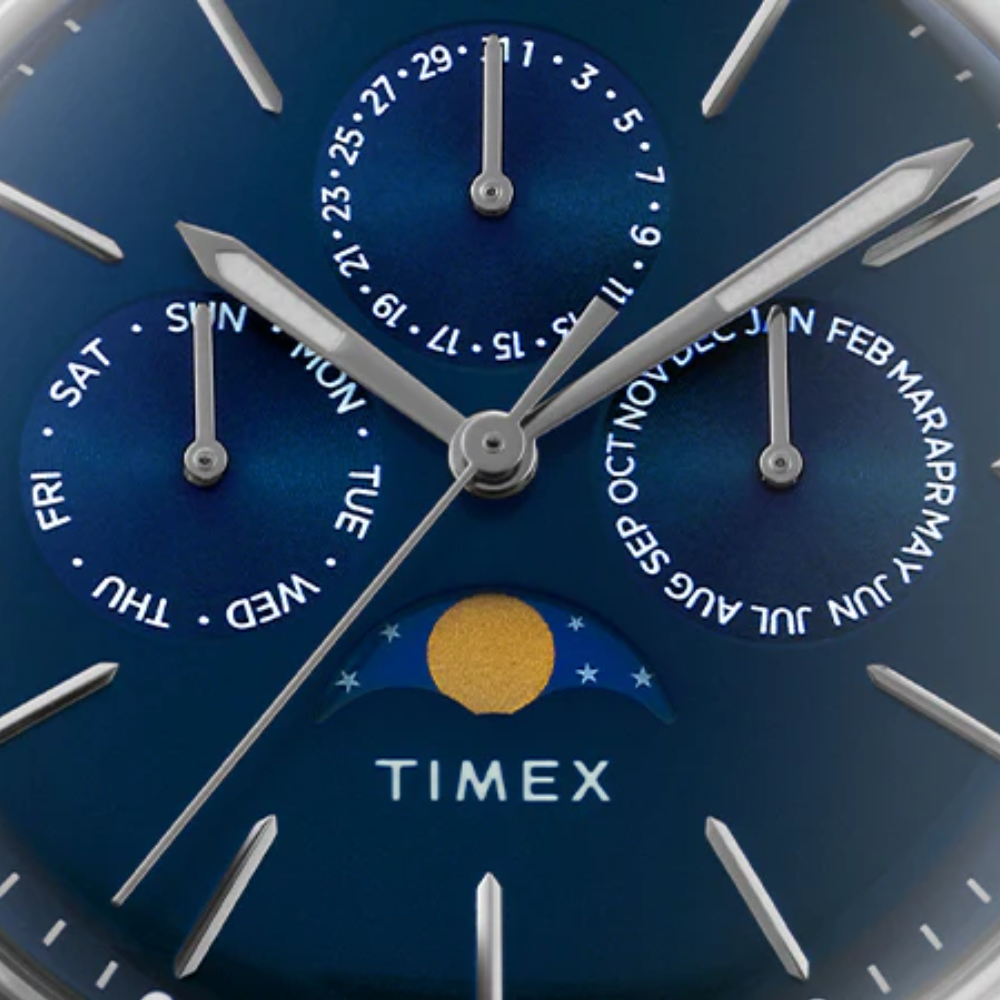 Timex Marlin Moonphase Blue 40mm