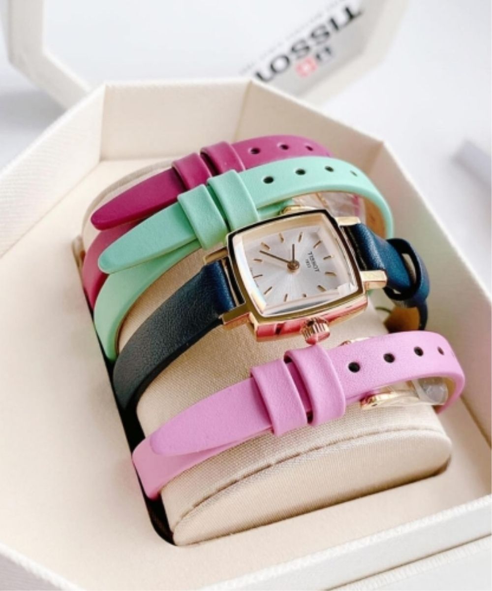 Tissot Lovely Square Summer Kit Silver Ladies Watch