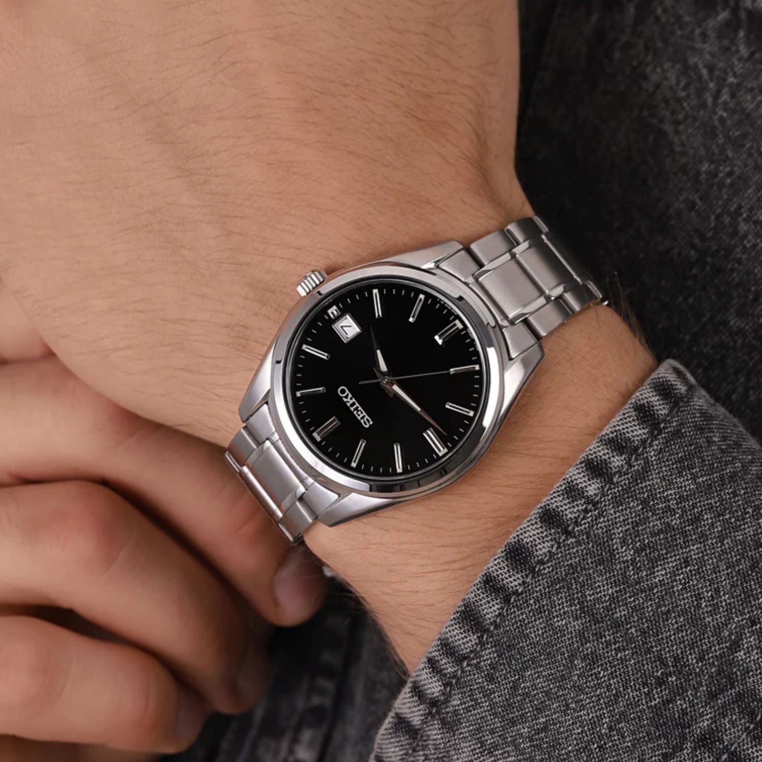 Seiko Essentials Black SUR311 40mm