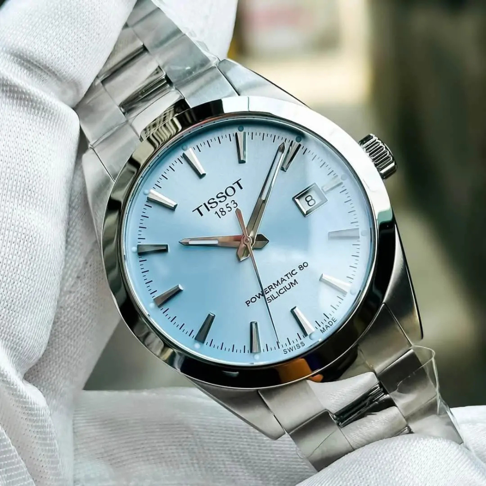 Tissot Gentleman Powermatic 80 Silicium Ice Blue 40mm