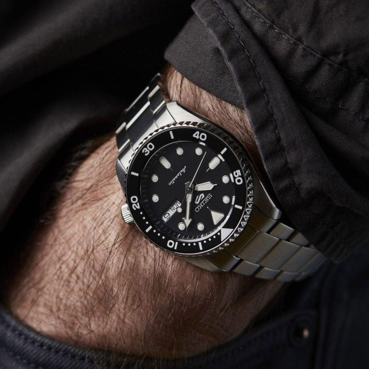 Seiko 5 Sports Black SRPK29K1 38mm