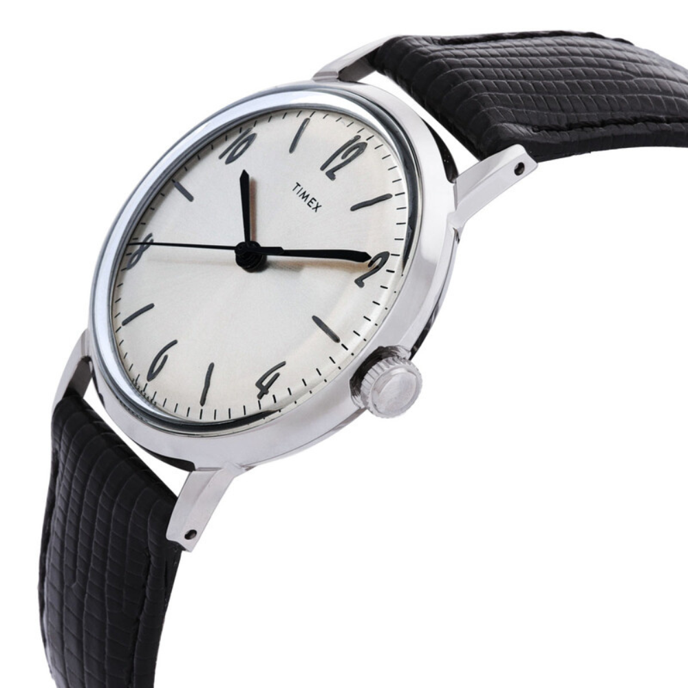 Timex Marlin Hand Wind Silver 34mm