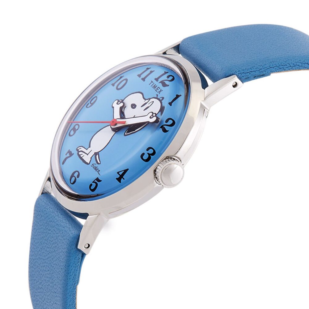 Timex Marlin x Peanuts Manual Wind Blue 34mm
