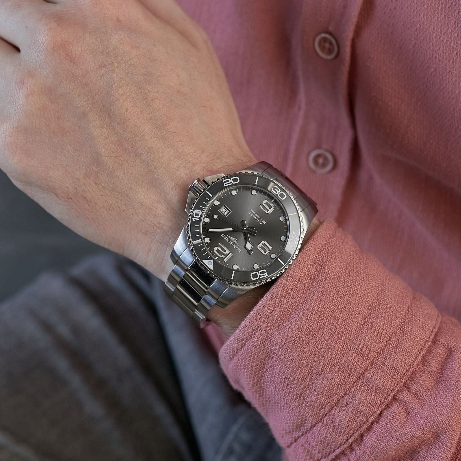 Longines HydroConquest Ceramic Gray 43mm