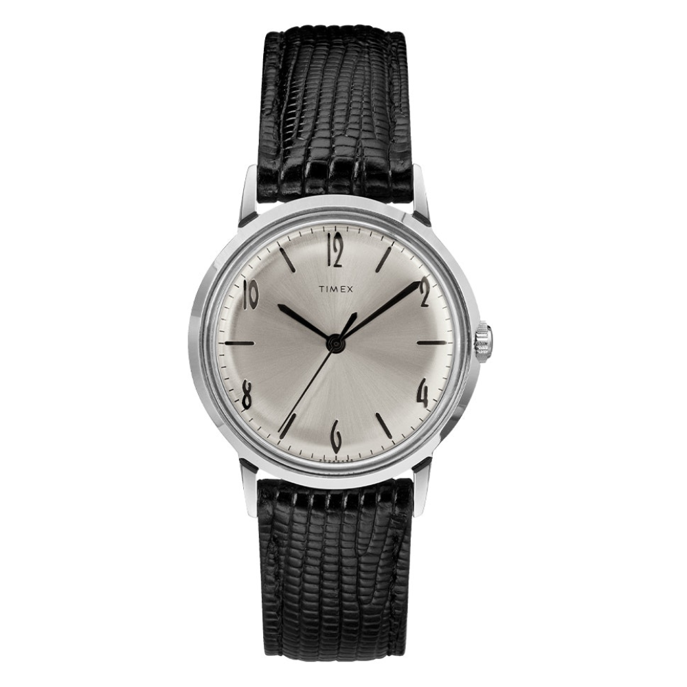 Timex Marlin Hand Wind Silver 34mm