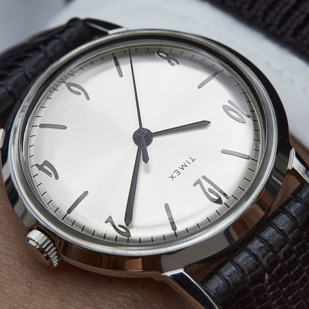 Timex Marlin Hand Wind Silver 34mm