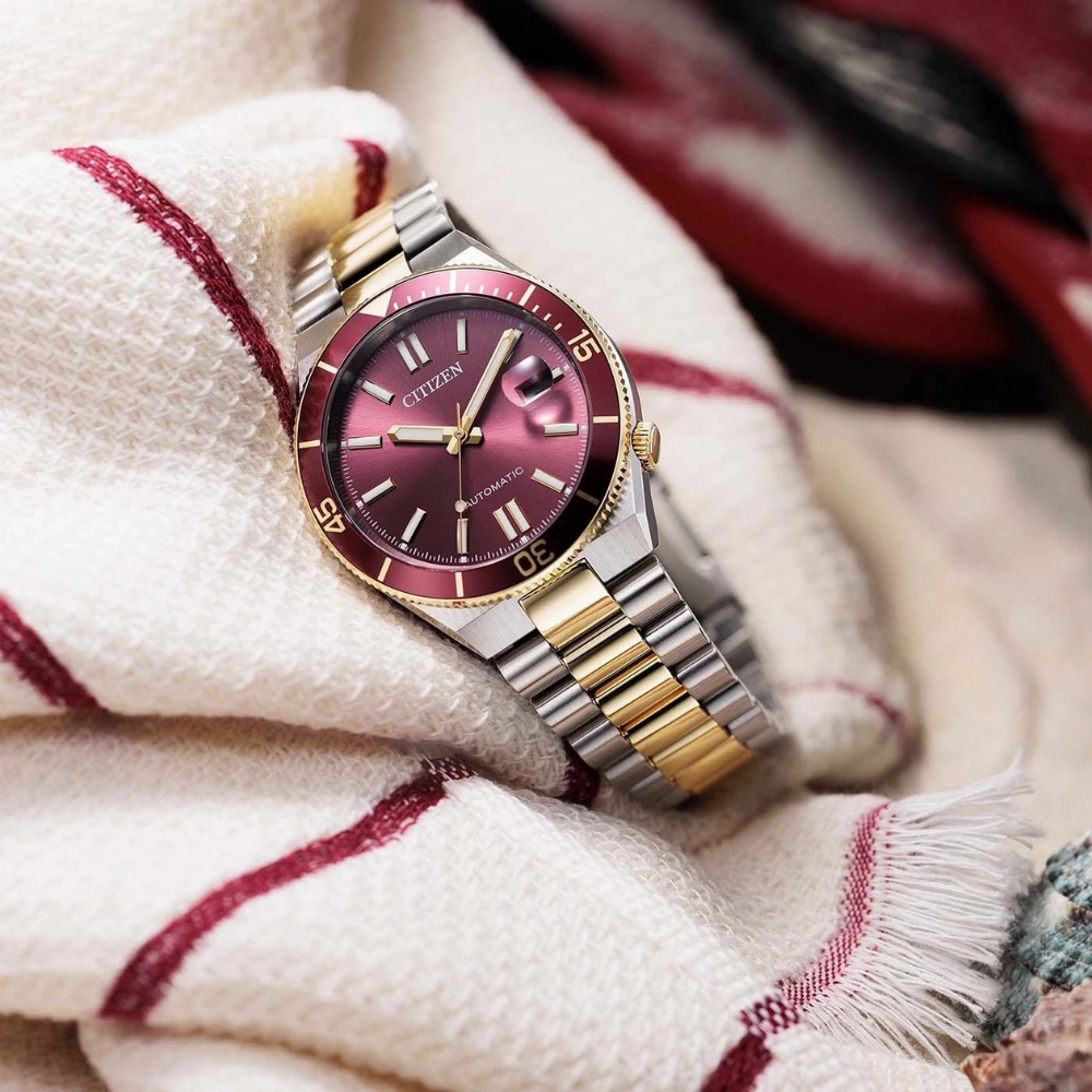Citizen Tsuyosa Shore Two-Tone Red 40mm