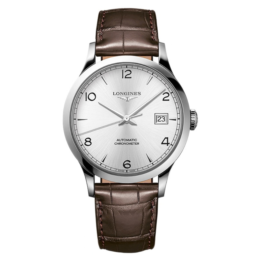 Longines Record Automatic Chronometer Silver 40mm