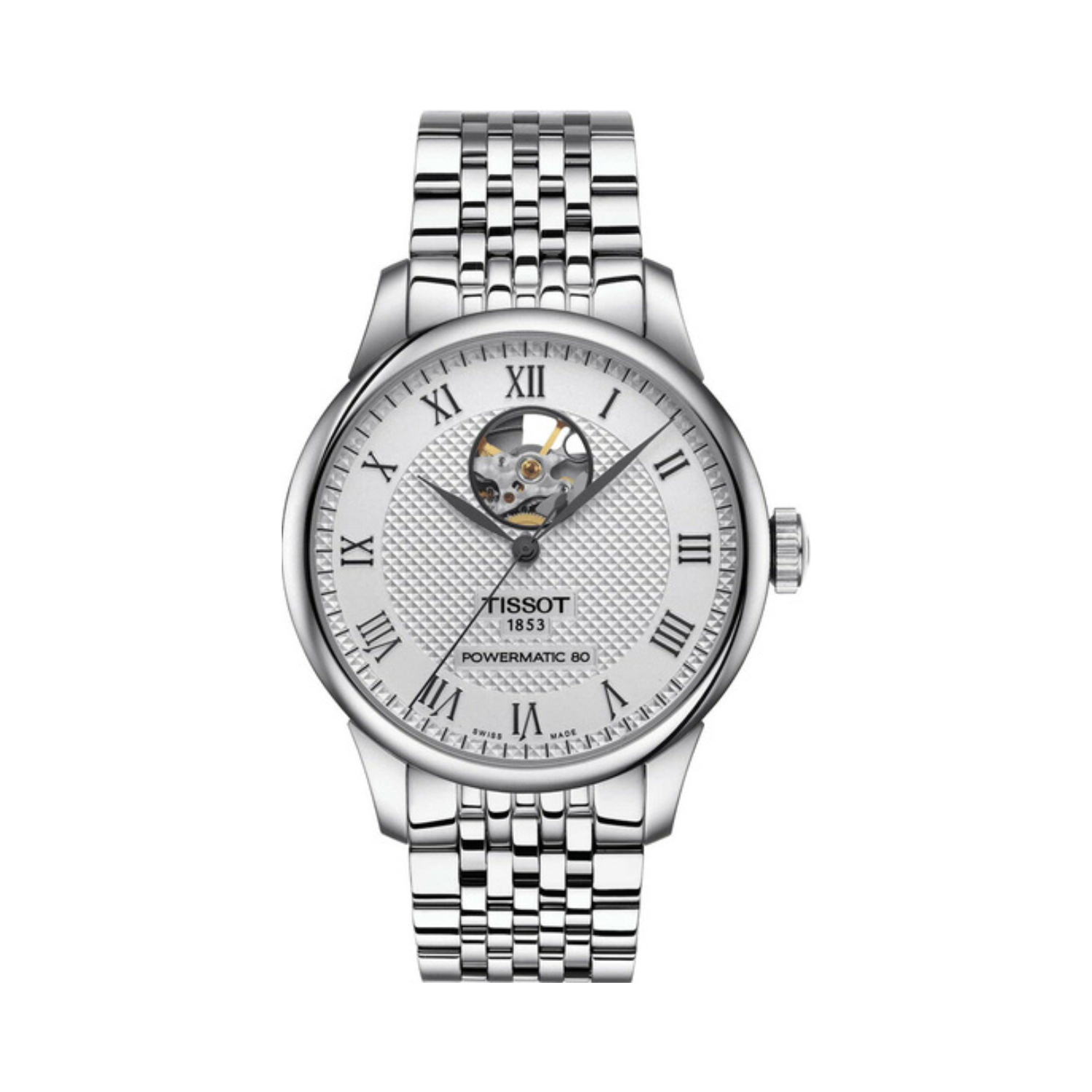 Tissot Le Locle Powermatic 80 Open Heart White 39mm