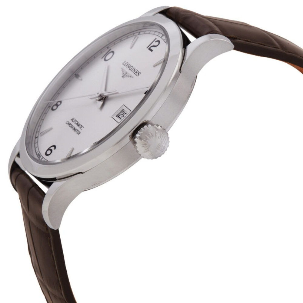 Longines Record Automatic Chronometer Silver 40mm