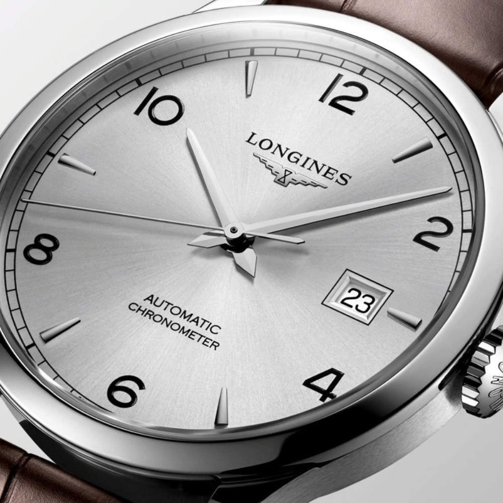 Longines Record Automatic Chronometer Silver 40mm