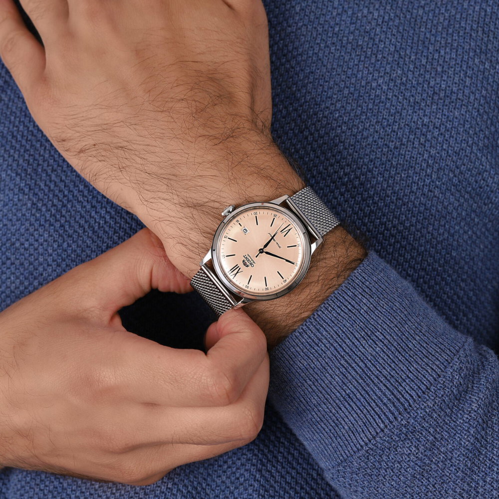 Orient Bambino Steel Champagne 40.5mm
