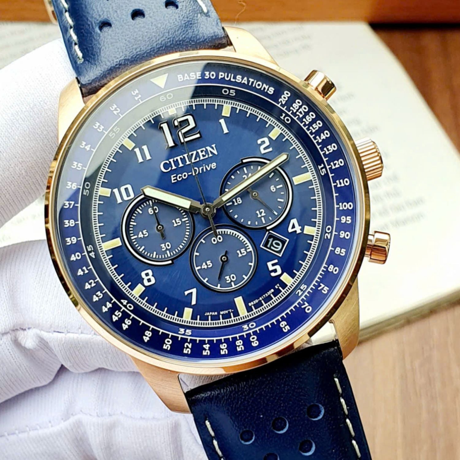 Citizen B620 Eco-Drive Chronograph Blue 44mm