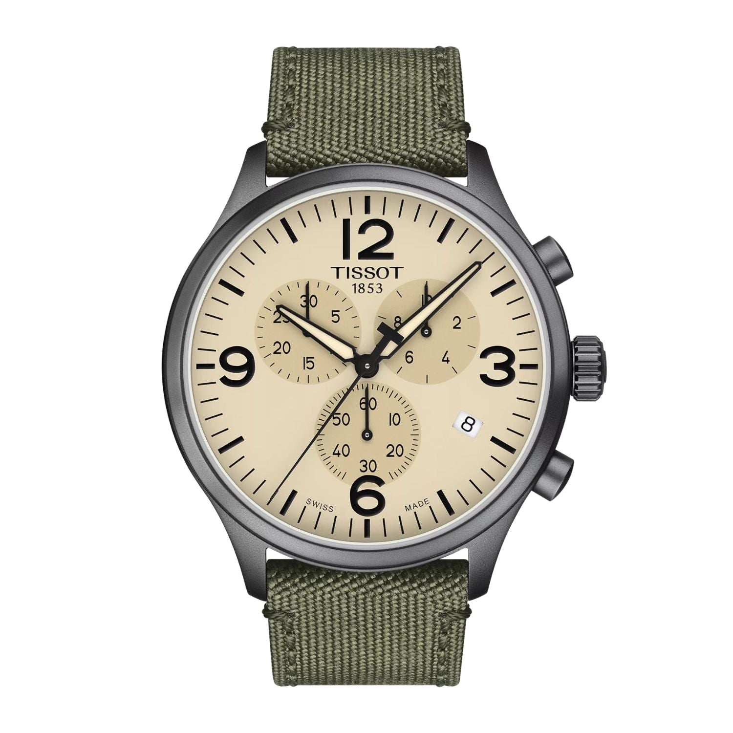 Tissot T-Sport Chronograph XL Beige Nylon 45mm