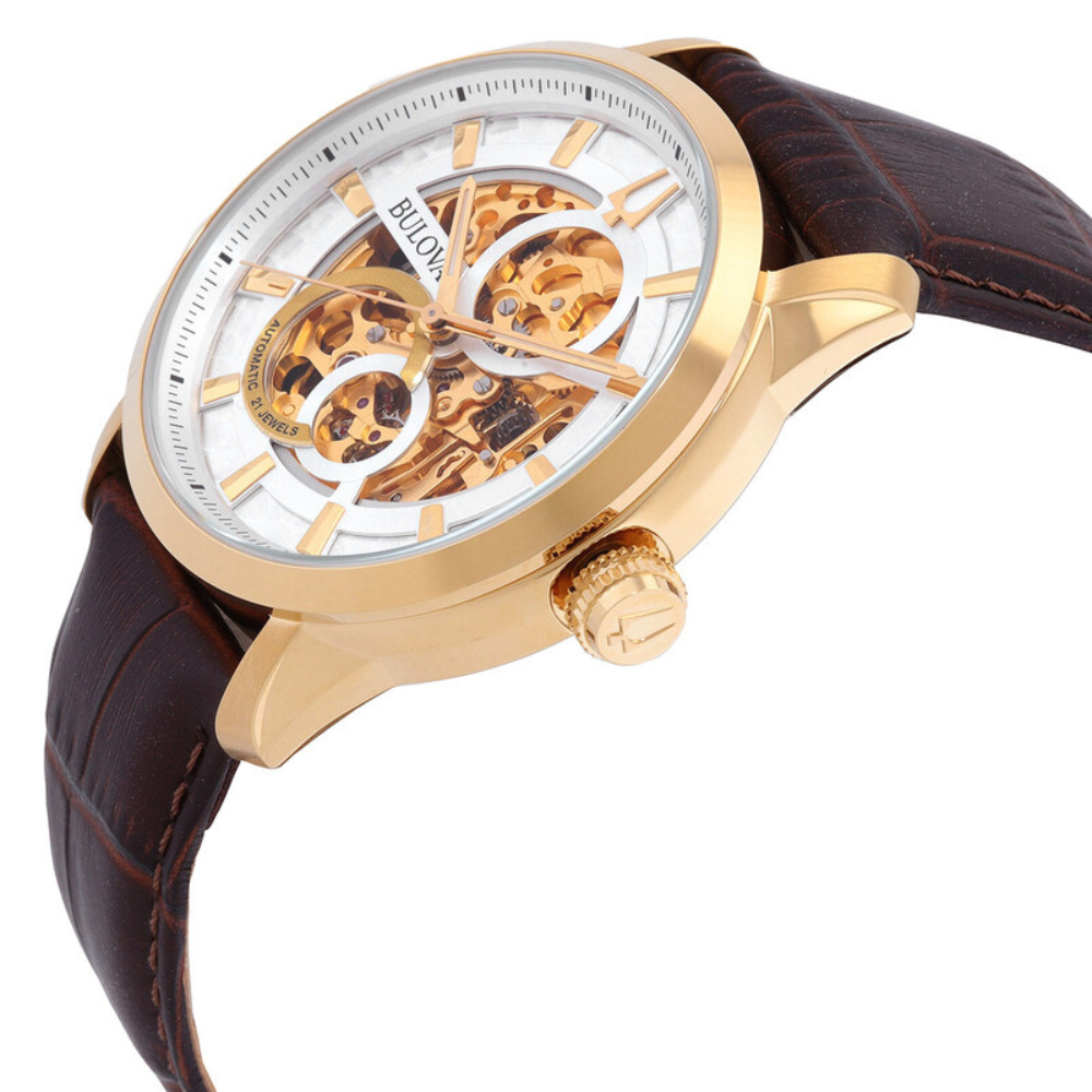 Bulova Sutton Classic Skeleton White 43mm