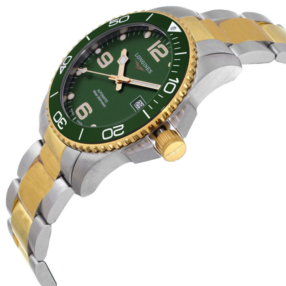 Longines HydroConquest Ceramic Green Two-Tone 43mm