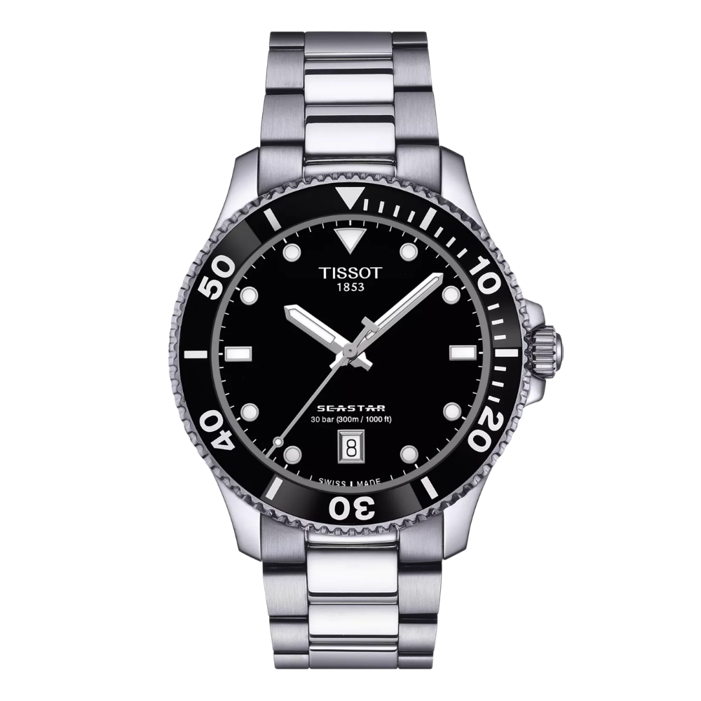 Tissot Seastar Quartz Black 40mm