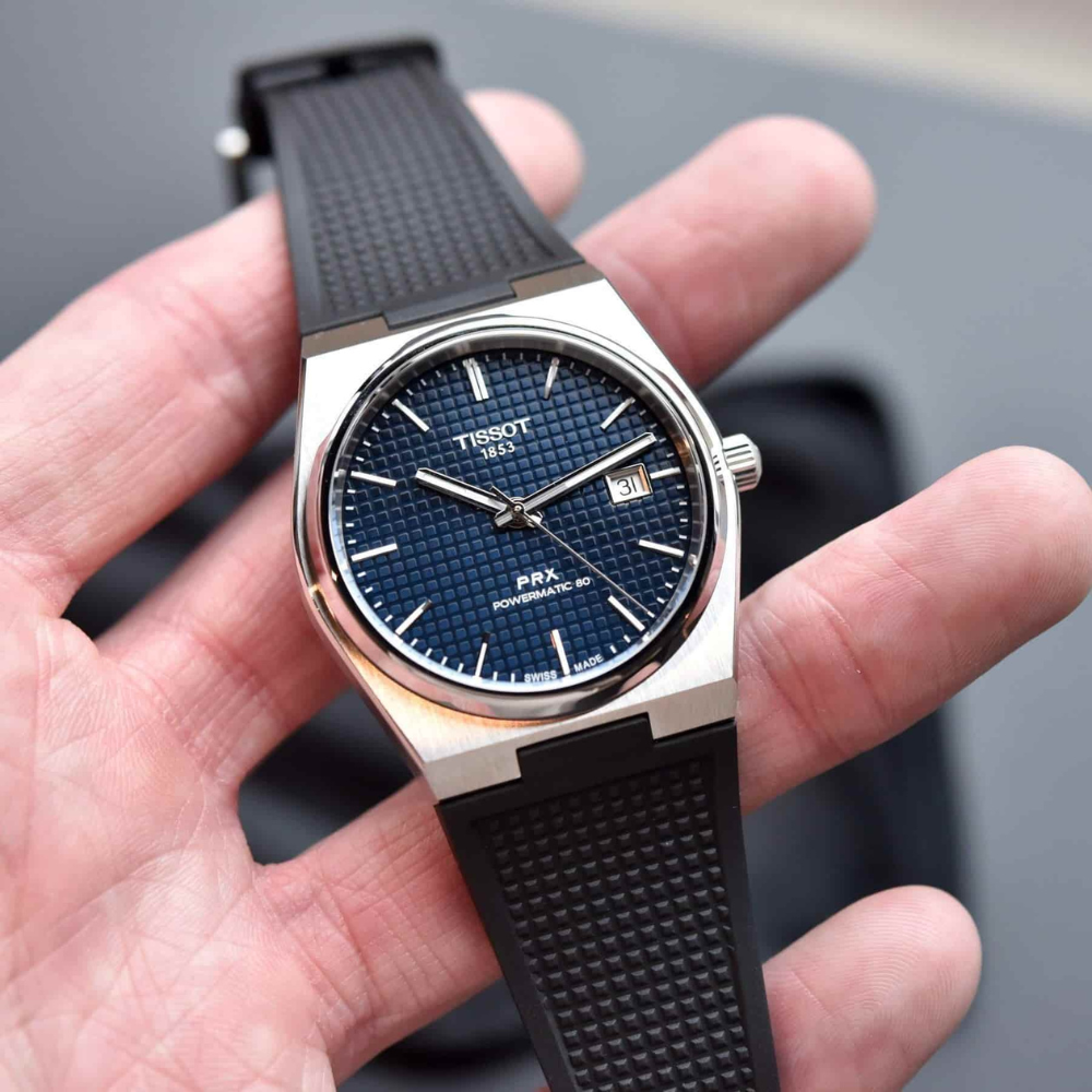 Tissot PRX Powermatic 80 Blue Rubber 40mm